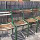 Chaises de jardin métal et bois