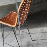 Rattan bar stool