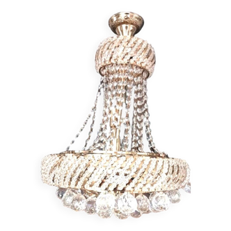 Vintage crystal chandelier