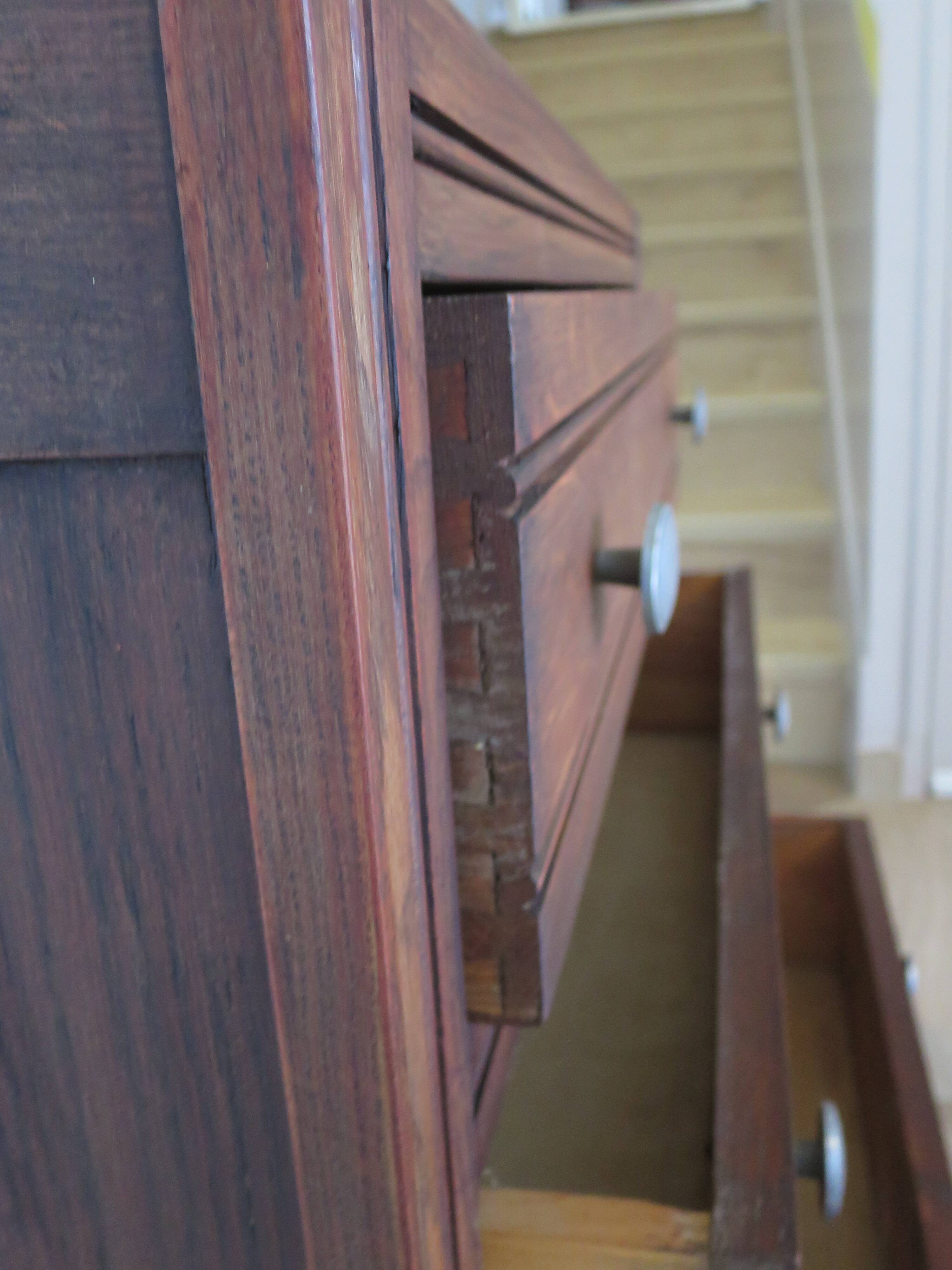 Art Deco chest of drawers - 1950s - mustache-style legs - vintage