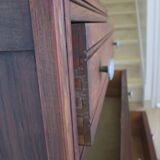 Art Deco chest of drawers - 1950s - mustache-style legs - vintage