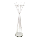 Aluminum coat stand in art deco style