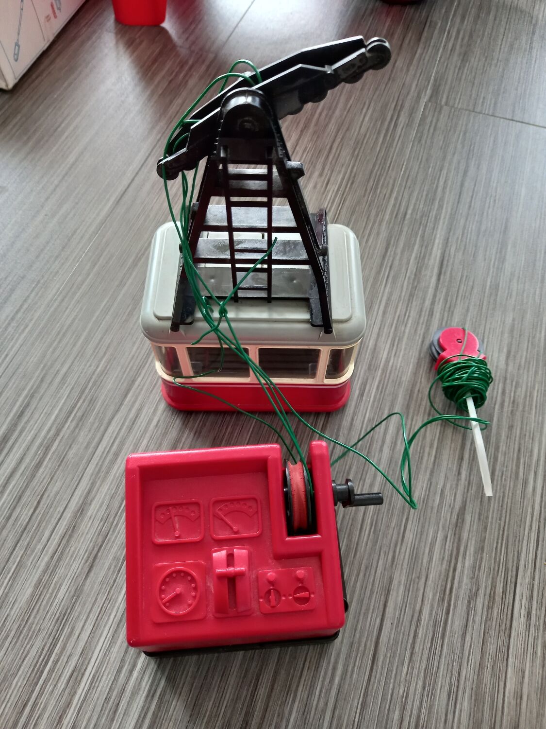 Lehmann rigi 900 telepherique funiculaire jouet ancien vintage remontee manuel
