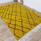 Handmade wool Berber rug 300x190 cm