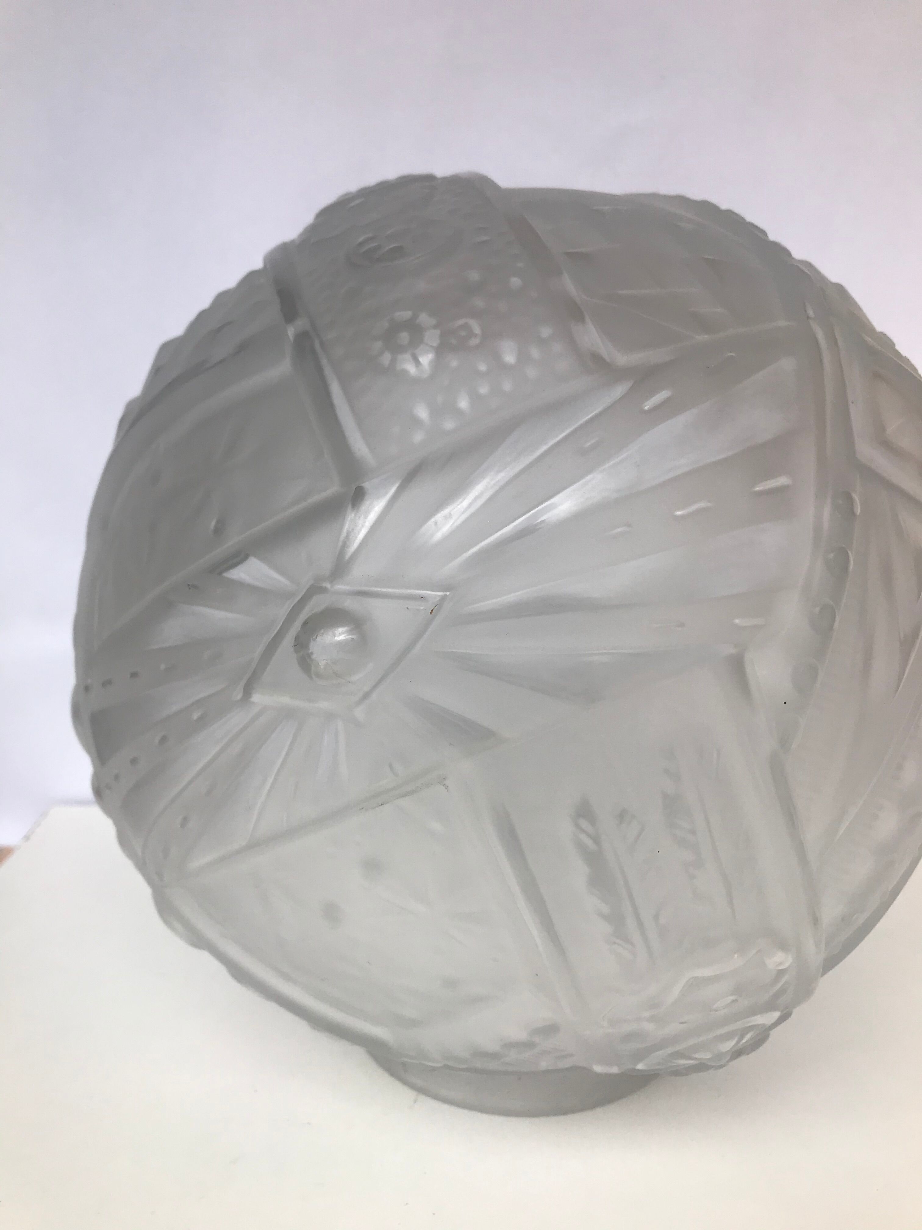 Globe XXL Art deco Brother Muller Luneville