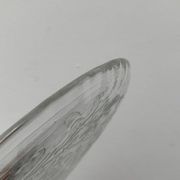Large Finnish glass plate from the mid-century by Humppila.