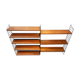Modular double shelf String by Nisse Strinning, Sweden, circa 1960