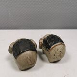 Ceramic elephants as salt and pepper sets made for Danish Søholm 1970-80s