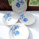 4 deep plates Rigobert / Moulin des loups