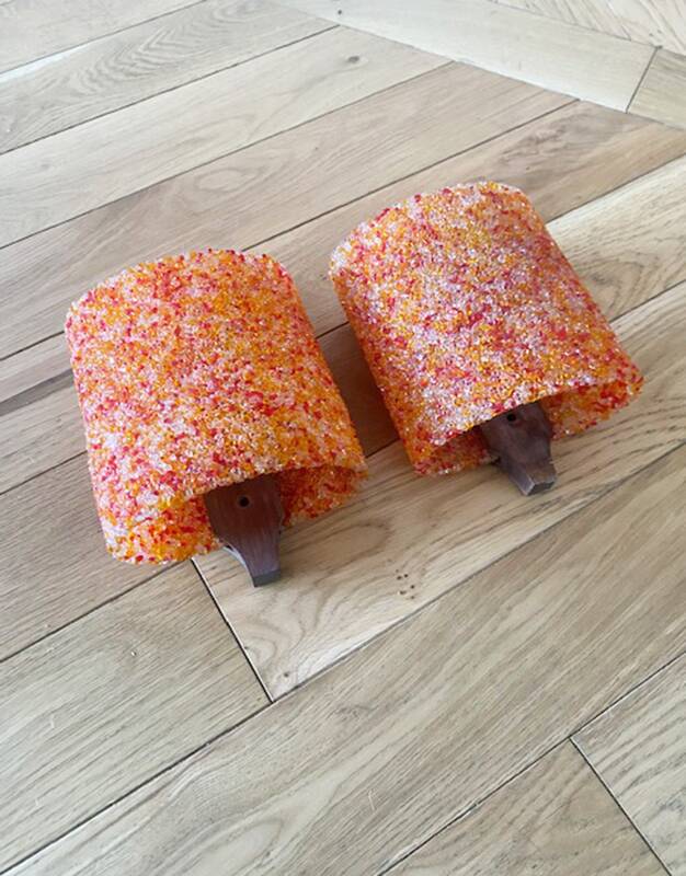 Pair of 50's wall lights