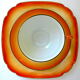 Art-deco bohemian porcelain tea or coffee