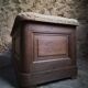Antique French oak storage bench / blanket box, 1800–1850
