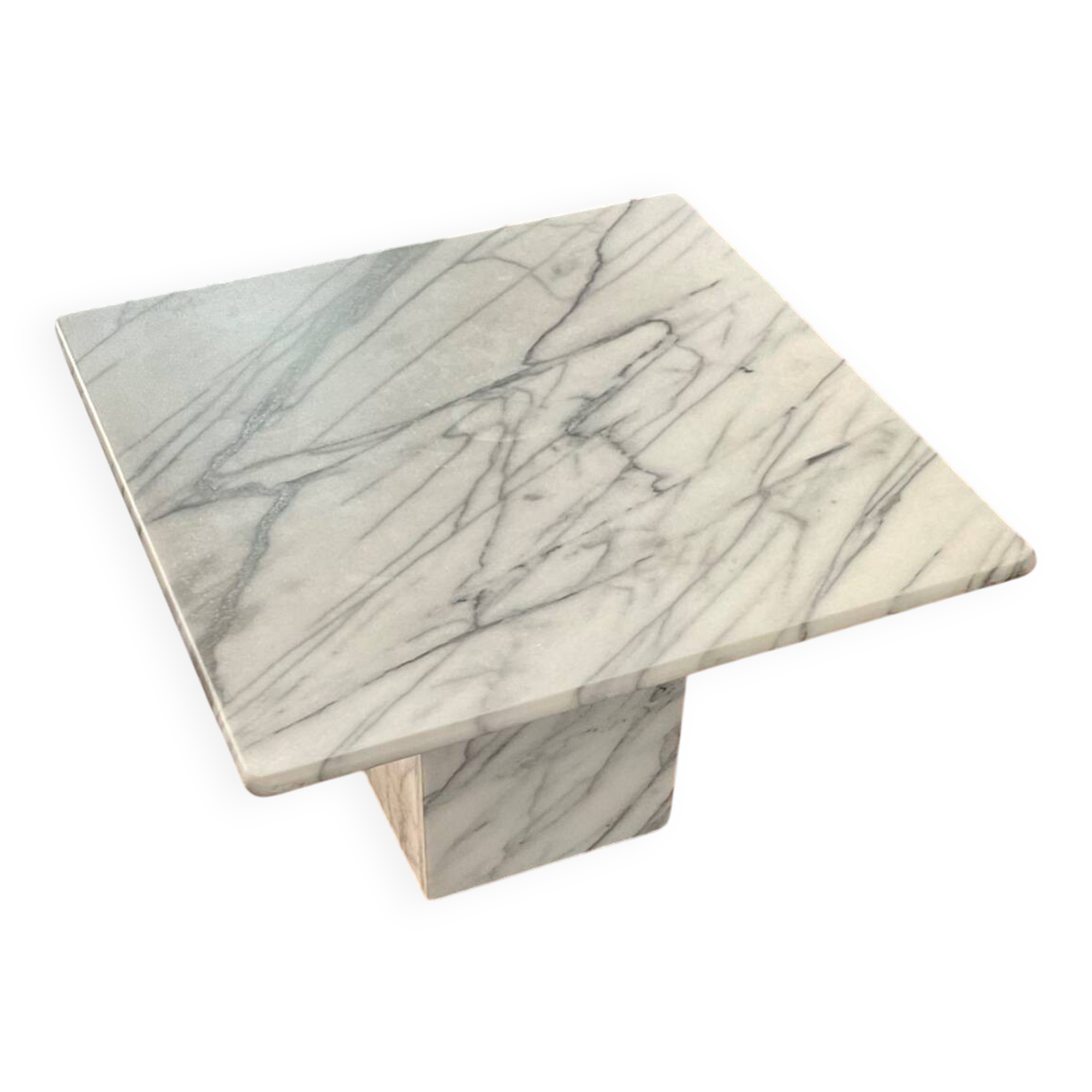 Vintage 70s marble coffee table