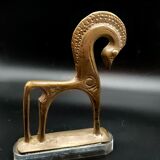 Greek Etruscan horse in brass