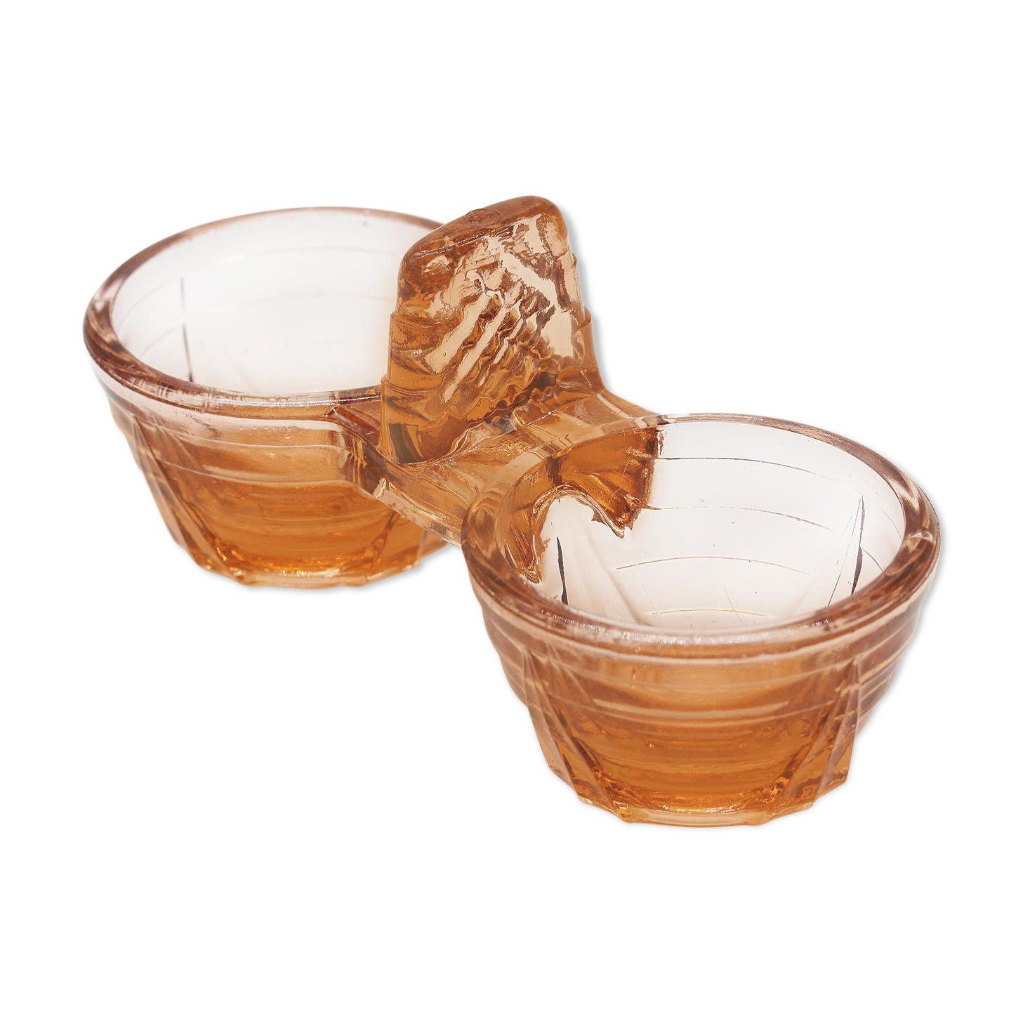 Vintage glass salt shaker