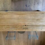 Old farm table with drawers