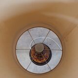 Ceramic foot floor lamp 70"