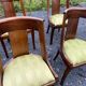 6 chaises gondole en acajou