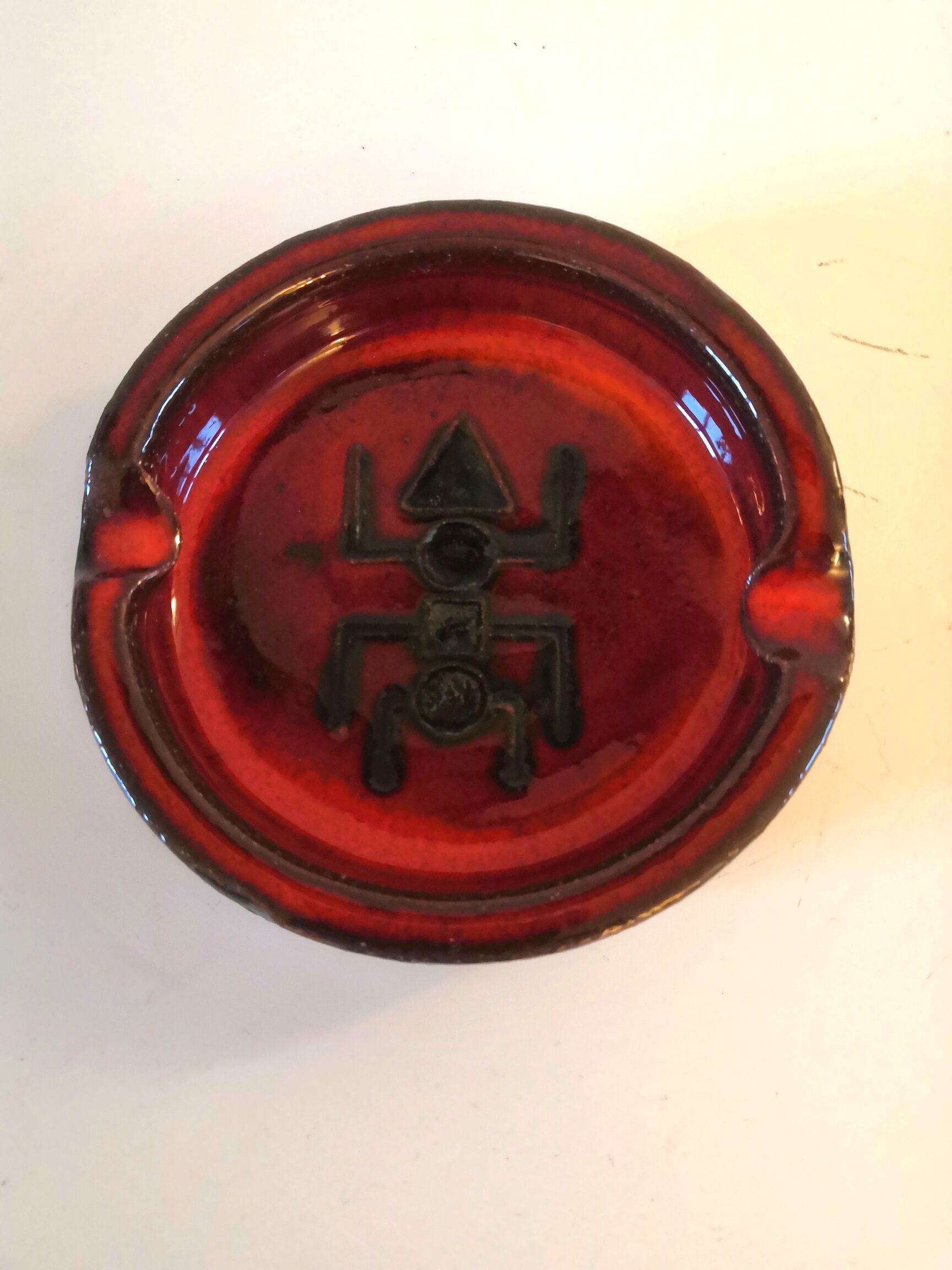 Vintage ceramics signed Erta Belgium 70s