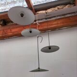 Set of 4 old pendant lamps
