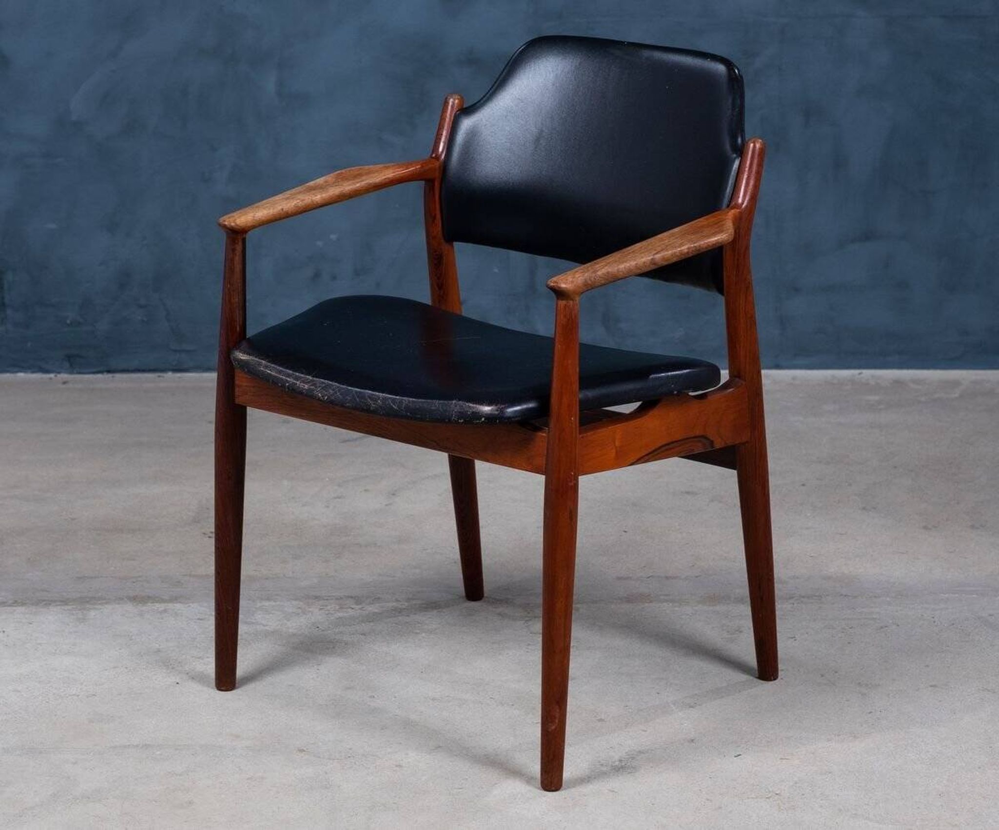 Mid-Century Armchair in Rosewood by Arne Vodder, Denmark, 1960s