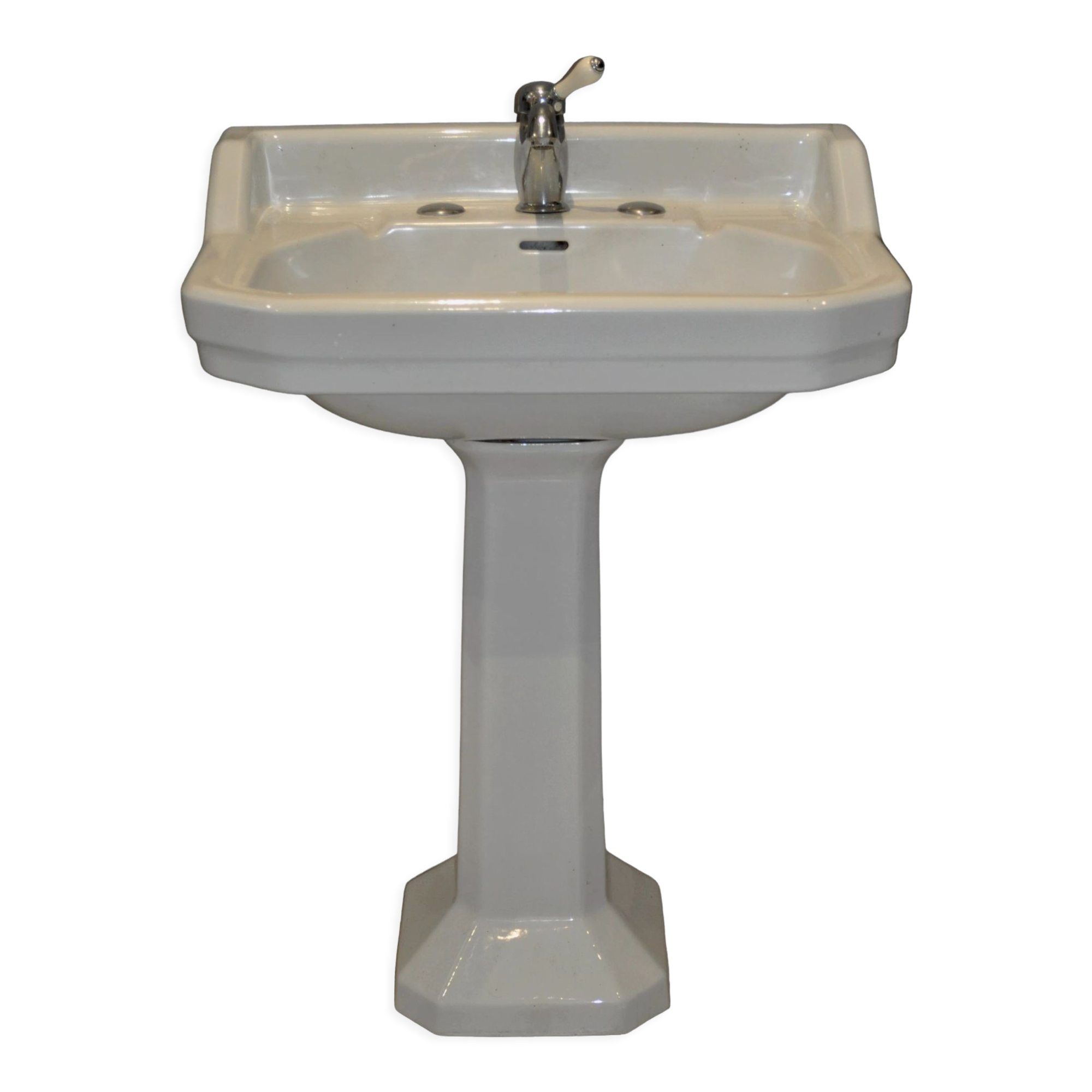 Vintage Art Deco column sink