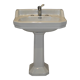 Vintage Art Deco column sink