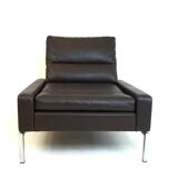 Fauteuil en cuir Wilkhahn Série 800 par Hans Peter Piel