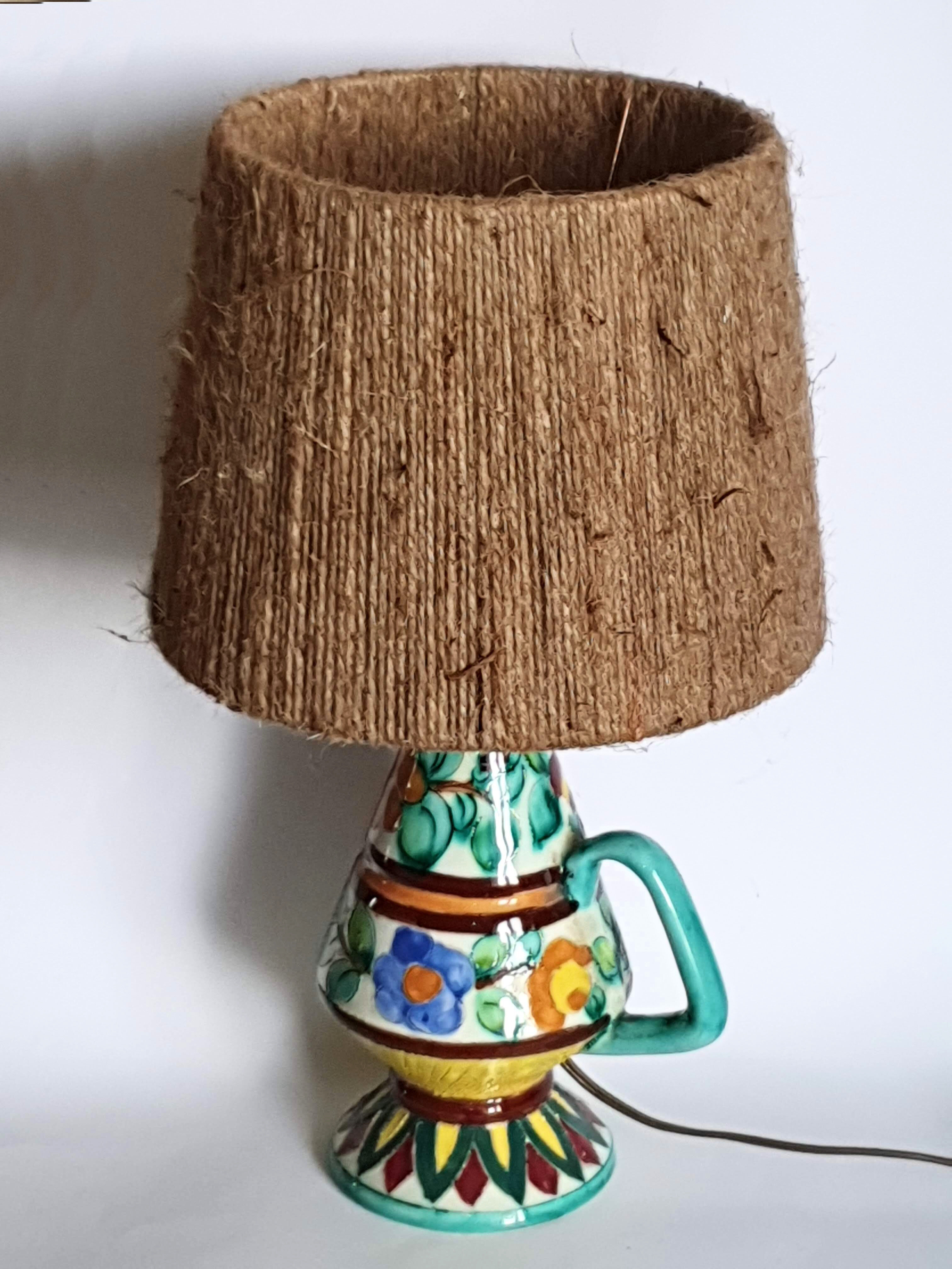 Ceramic lamp from Monaco 60s