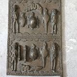 Old small bronze Dogon door