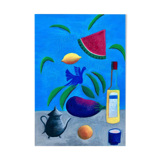 Tableau huile figuratif coloré