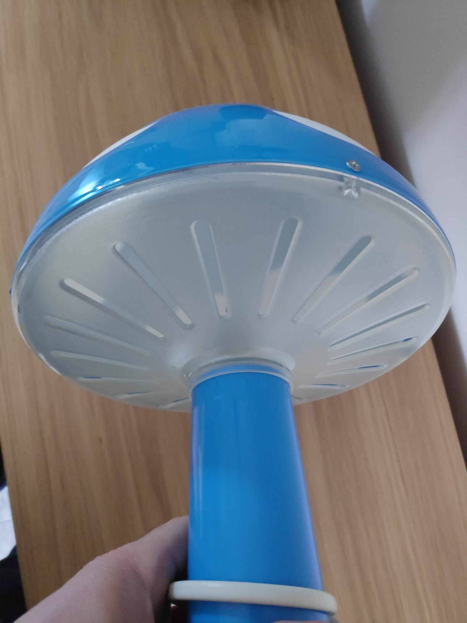 Ikea Skojig blue lamp