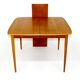 Teak and oak dining table, Sweden, 1950s
