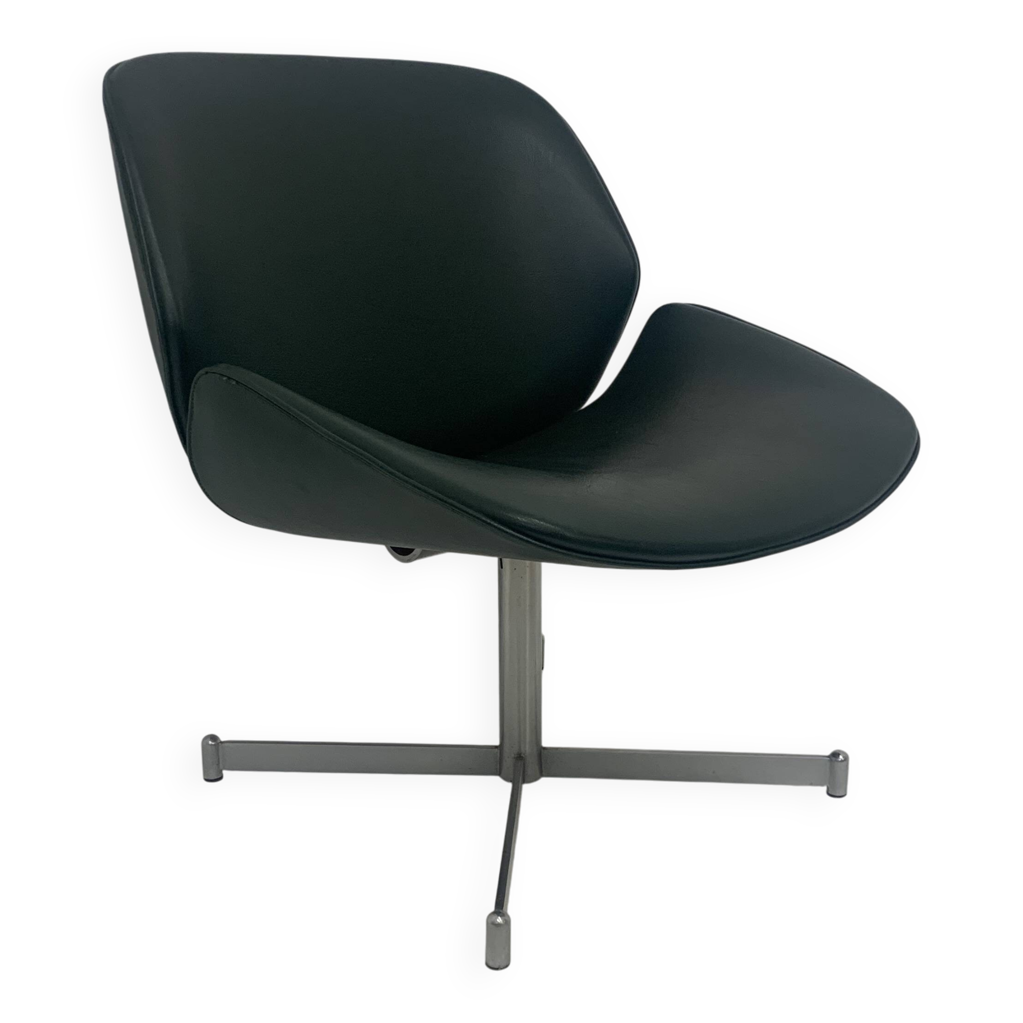 Mid-Century Artifort Geoffrey Harcourt lounge chair ‘Exquis’ , dark green ,