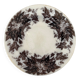 Assiette terre de fer sépia Sarreguemines modèle Bryonia - faïence 19e