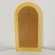 Vintage 80s arch mirror in rigid plastic 44*24cm