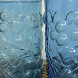 Blue lemonade glasses