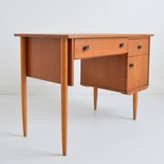 Scandinavian teak desk 1960 vintage