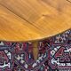 Round cherry wood table, 6 feet, Louis Philippe style with 2 extensions.