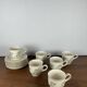 Set of 6 vintage cups + saucers, flower pattern, Germany