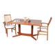 Danish design renovated dining table, sixties teak dining