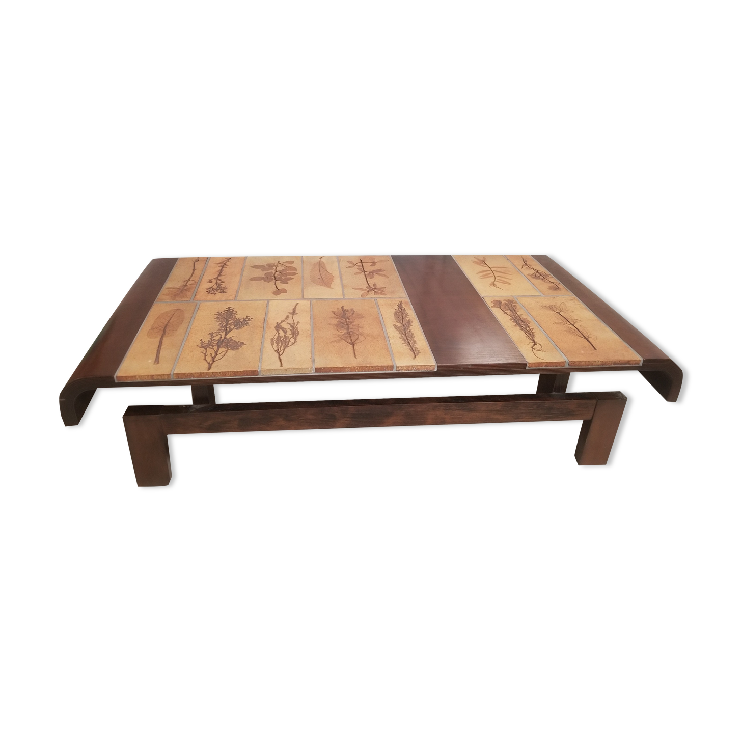 Roger capron rectangular coffee table - vintage