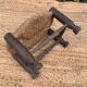 Tabouret bois et paille