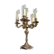 Chandelier bronze six branches électrique