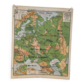 Vidal lablache school map - n°34 ussr and finland