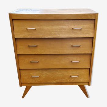 Commode vintage 1960 pied compas