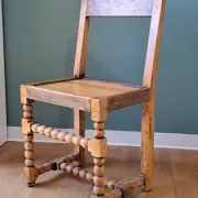 4 chaises bois tourné