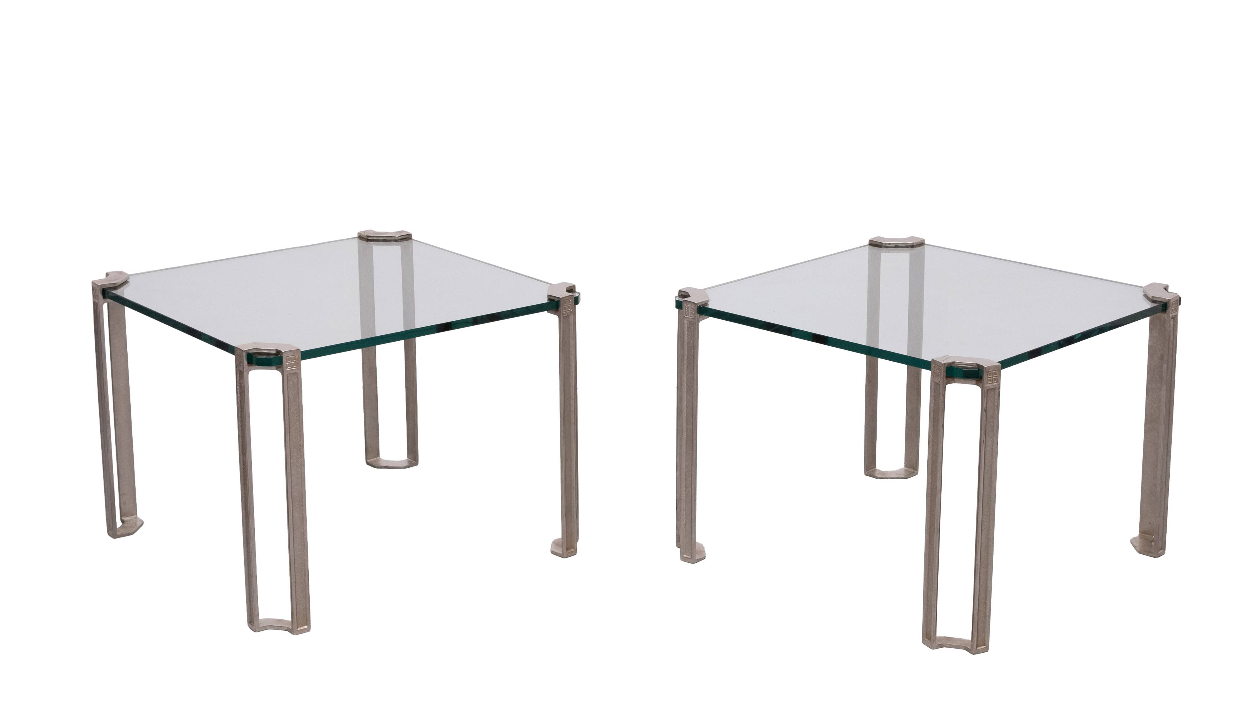 Tables de canapé carrées par Peter Ghyczy modèle T24