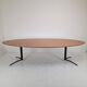 Extra large oval dining or conference table by Artifort
