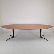 Extra large oval dining or conference table by Artifort